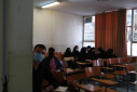 حضور دانشجویان جدیدالورود دوره کارشناسی در دانشکده