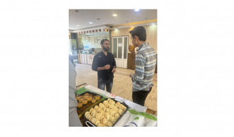 جشن دانشجویان و اعضای دانشکده علوم اجتماعی در حمایت از مجاهدت سربازان سپاه اسلام در پاسخ به رژیم صهیونیستی