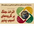 برگزاری نخستین نشست از سلسله نشست‌های مددکاری اجتماعی در بحران جنگ با عنوان اثرات جنگ بر گروه‌های آسیب پذیر